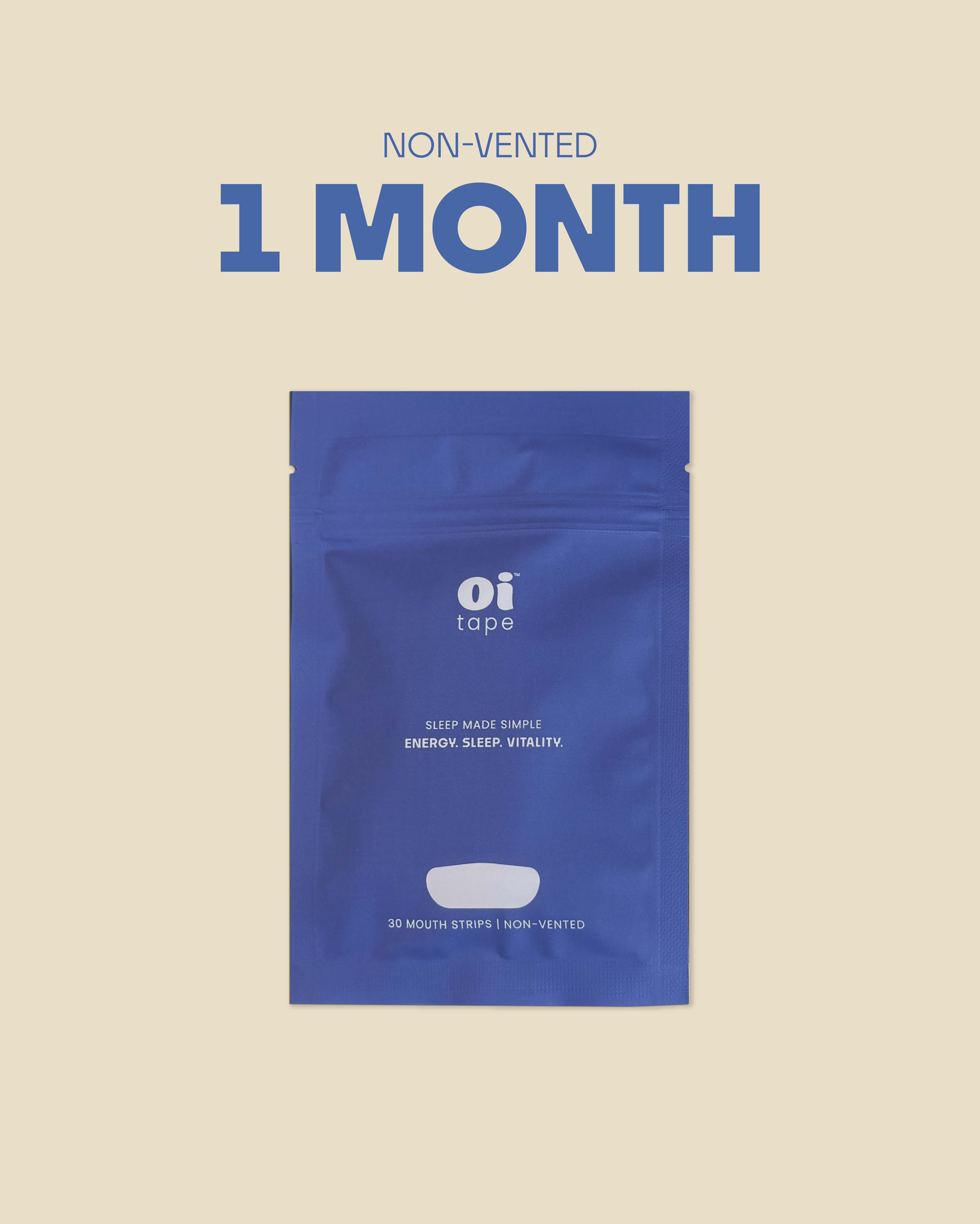 oi tape non-vented mouth tape 1 month supply