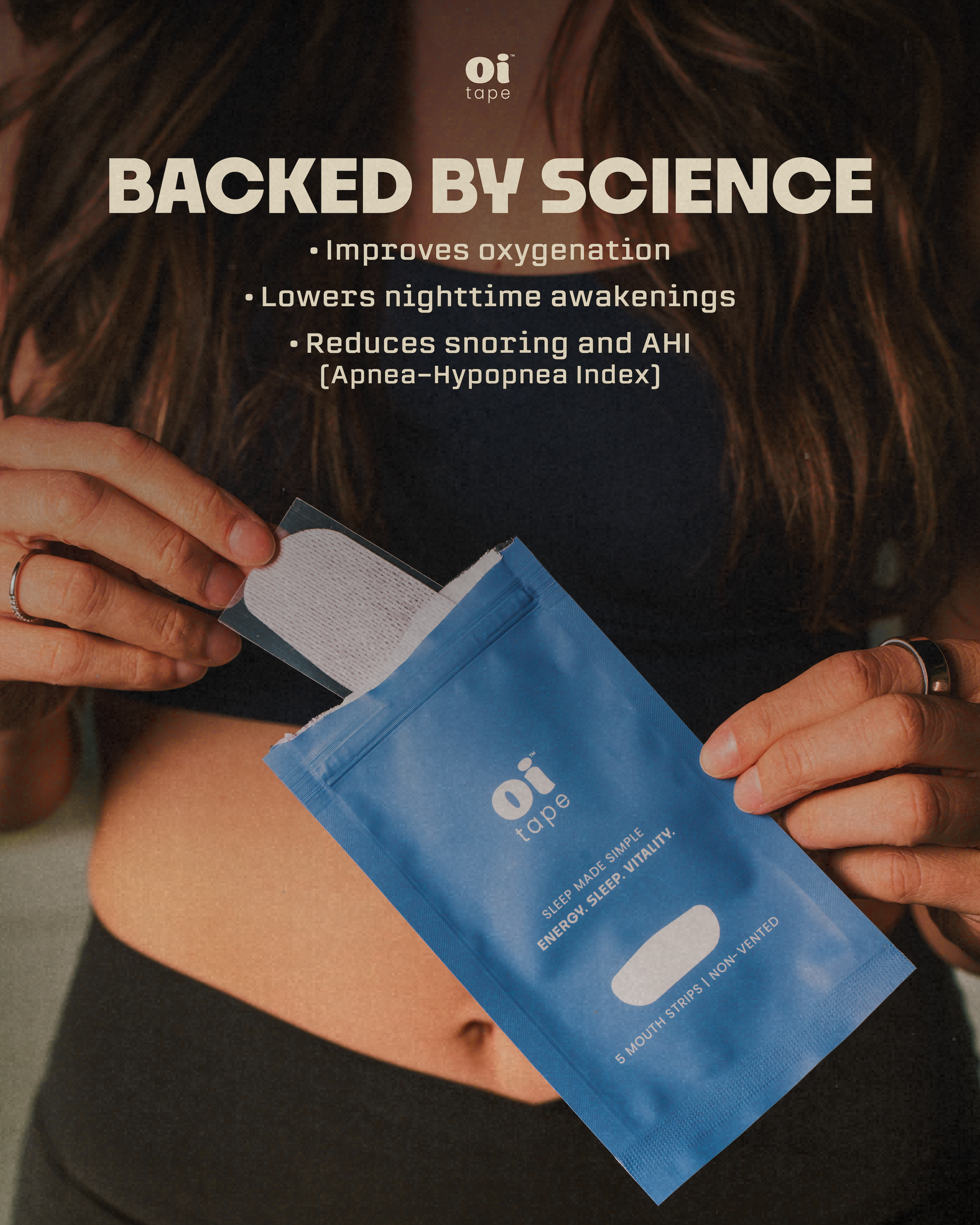 Sleep Mask & Non-Vented Mouth Tape