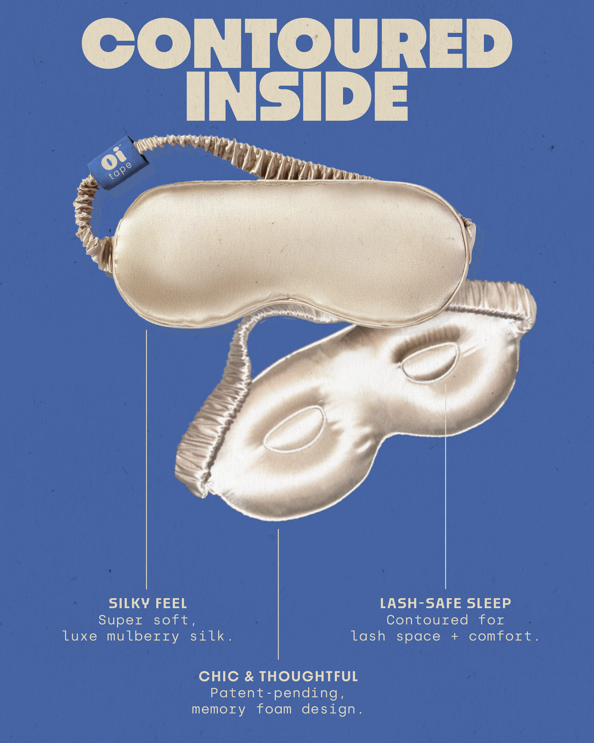 Sleep Mask & Vented Mouth Tape