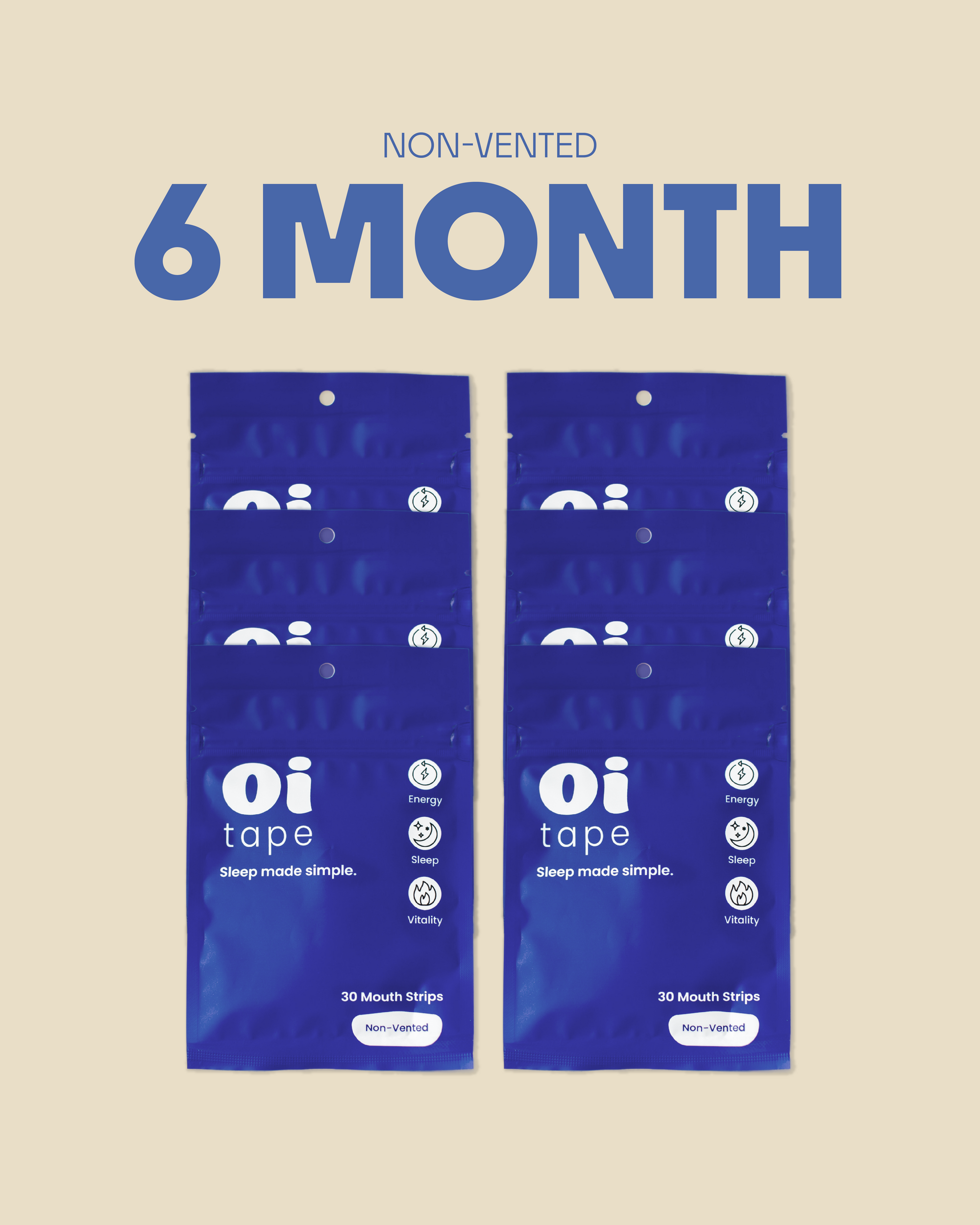 Non-Vented 6 Month oi tape™ bundle