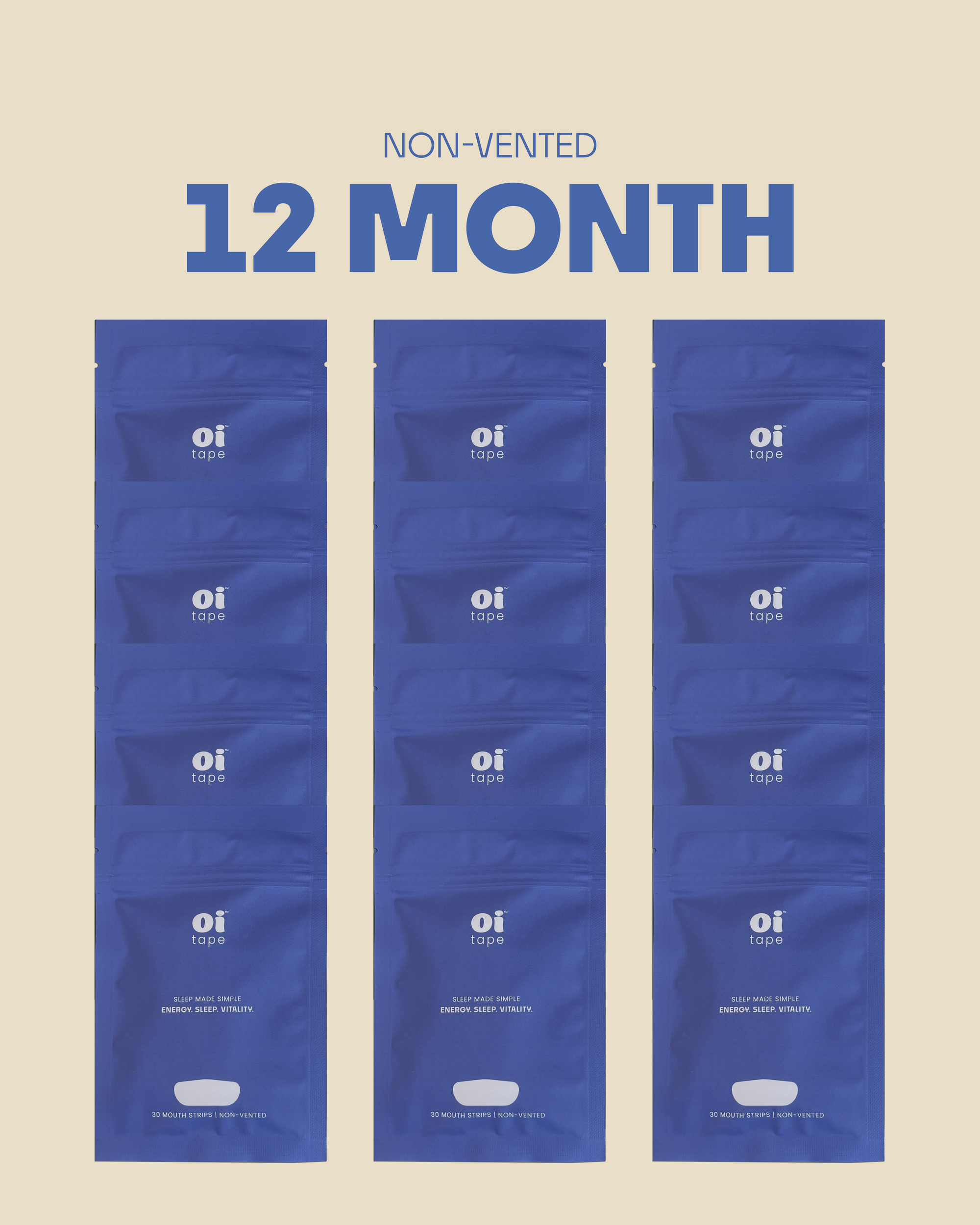 Non-Vented Year Supply