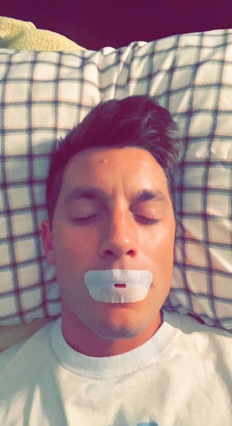 Sleep Mask & Vented Mouth Tape