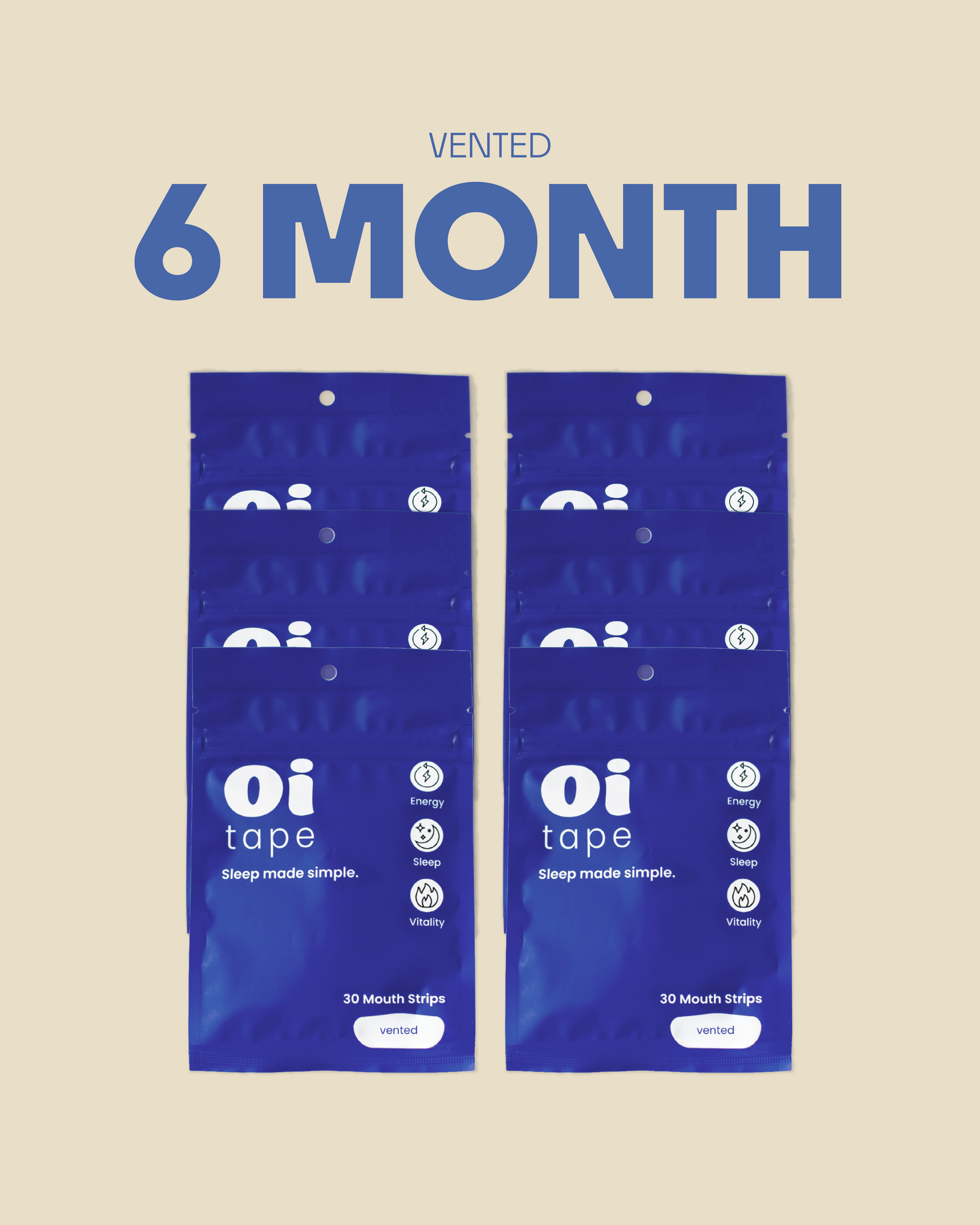 Vented 6 Month oi tape™ bundle